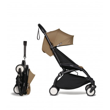 Kočík BABYZEN Yoyo - black / Taupe - výpredaj