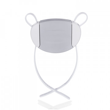 Zámok rukoväte skrinky univerzálny 1ks, White