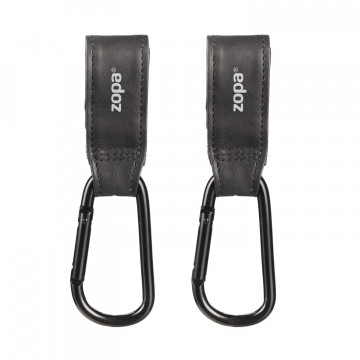 Multifunkčný popruh so sponou DELUXE 2 ks, Black