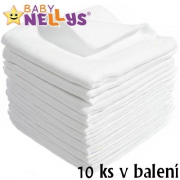 Kvalitné bavlnené plienky Baby Nellys - TETRA LUX 70x80cm, 10ks v bal.