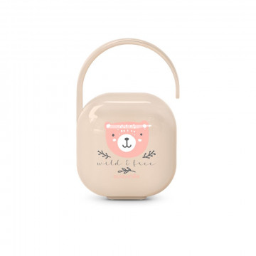 SUAVINEX l Krabička na cumlík WILD &amp; FREE  - ružová