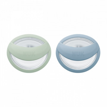 Cumlík NUK Perfect Match 0-6m 2 ks green/blue