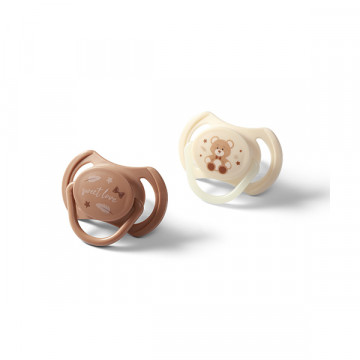 BABYONO Cumlíky silikónové symetrické 0-6m, 2 ks