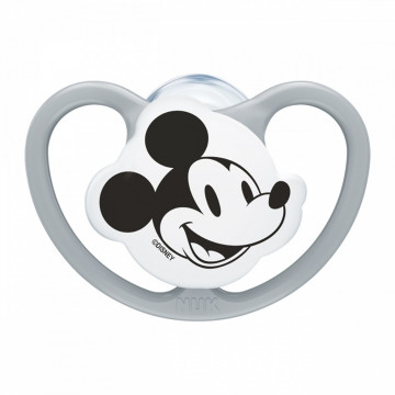 Cumlík NUK Perfect Match Air Disney Mickey Mouse  0–6 mesiacov grey