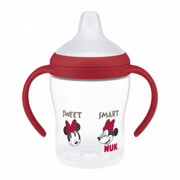 Dojčenská fľaša na učenie NUK Perfect Match DISNEY Minnie red 150 ml