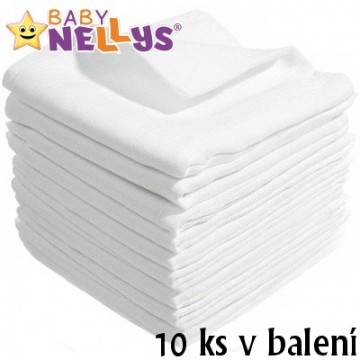 Kvalitné bavlnené plienky Baby Nellys - TETRA LUX 60x80cm, 10ks v bal.