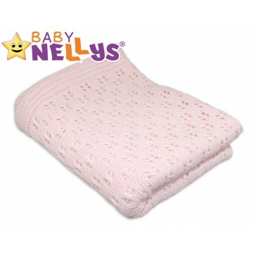 Háčkovaná dečka Baby Nellys ® - ružová