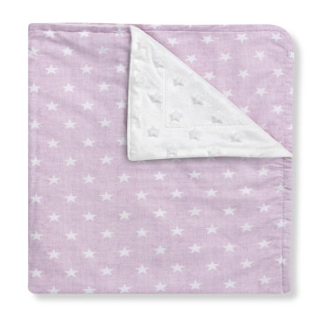 INTERBABY | Deka hviezdičky - RUŽOVÁ