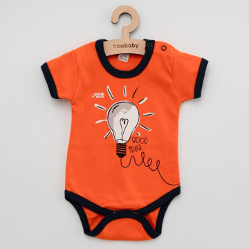 Dojčenské bavlnené body s krátkym rukávom New Baby skvelý nápad