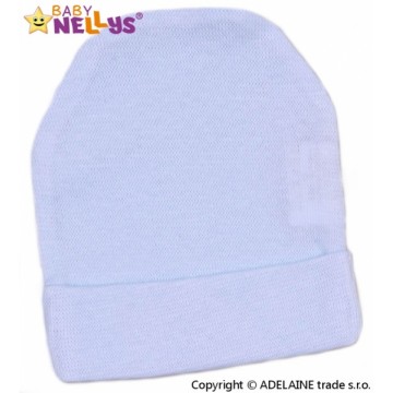 Baby Nellys Novorodenecká čiapočka - sv. modrá