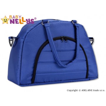 Taška na kočík Baby Nellys ® ADELA LUX -granátová / tm.modrá