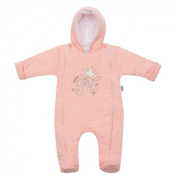 Zimná kombinézka New Baby Super Girl marhuľová